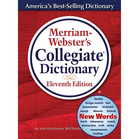 merriam webster mer  edition collegiate dictionary