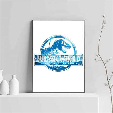 Jurassic World Fallen Kingdom Logo Map Poster Beautiful Clothes