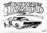 Hazzard Dukes Duke Allein Selten Kommt Stampare Americani Camion Neocoloring Colouring Getcolorings Hazard sketch template