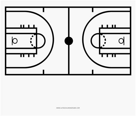 small basketball court coloring coloring pages