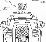 Chase Coloring Patrol Paw Pages Driving Printable Coloringpagesonly Drawing Colouring sketch template
