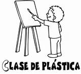 Colorear Pintando Plasticas Cuadro Caratulas Imagui Niño Caratula Plástica Etapas Relación sketch template
