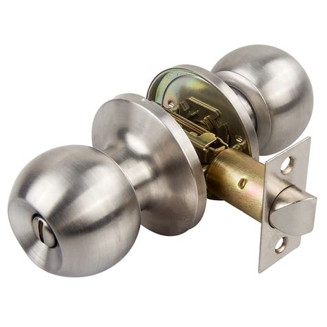 stainless steel push keyed bedroom door knob lock set  key buy push  twist lock door