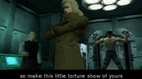Metal Gear Solid Psx Part 13 Interrogation Scene Youtube