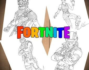 fortnite battle royale coloring page  birthday party