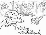 Wonderland Hiver Saison Dltk Coloriages Getdrawings Dome sketch template