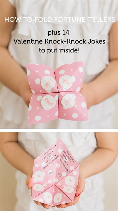 valentines day fortune teller post  full folding instructions