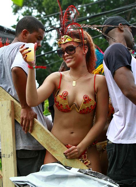 Kadoomant Day Parade In Barbados 1 08 2011 Rihanna Photo 24221950