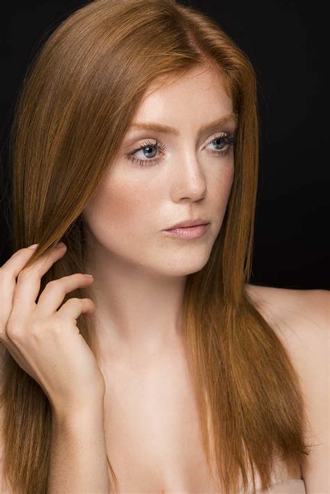 after photo retouching of red head woman mitch heider productions