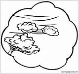 Coloring Pages Storm Thunderstorm Printable Kids Color Volcano Getcolorings Clipartmag Online sketch template