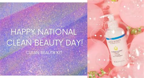 happy national clean beauty day beauty packaging