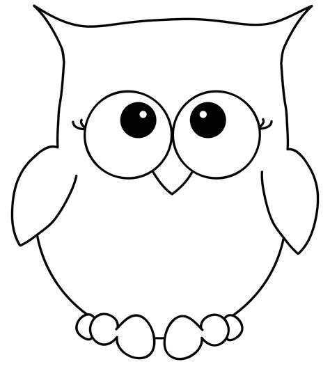 owl outline drawing    clipartmag