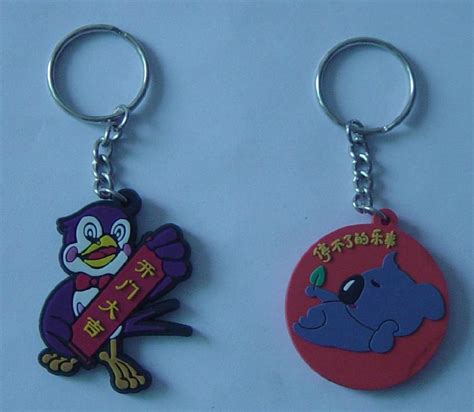 customed made pvc cartoon keychains customized soft pvc embossed rubber