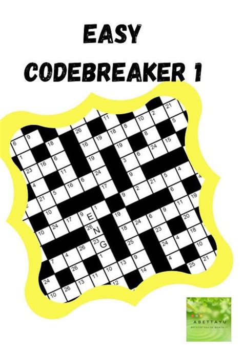 easy codebreaker   puzzles  answers brain workout etsy