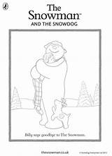 Snowdog Puffin sketch template