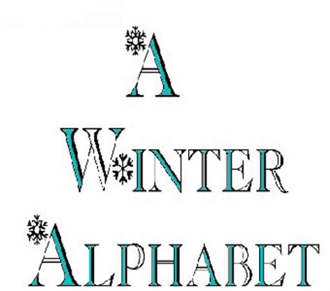 kids stuff winter alphabet printable pages