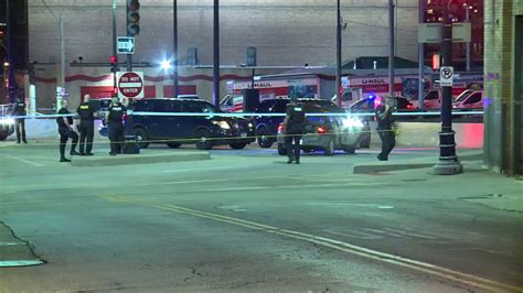 police chase ends  downtown kansas city  suspect fires shots