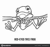 Frog Red Coloring Tree Eyed Eye Pages Printable Fresh Getdrawings Getcolorings Color sketch template