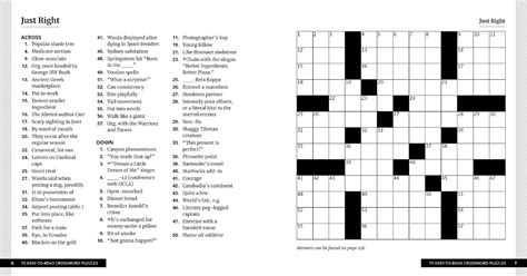printable easy crossword puzzles  seniors image result