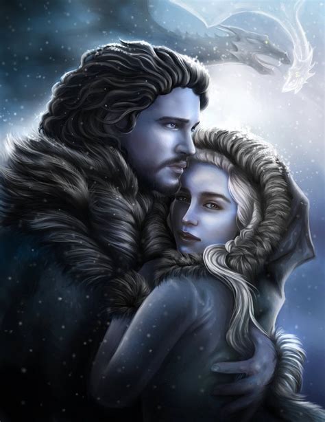 Jon Snow And Daenerys Fan Art Popsugar Love And Sex Photo 12