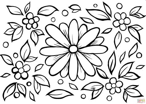 flower coloring sheets flowers coloring page  printable coloring