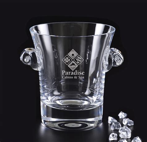 promotional    crystal ice bucket