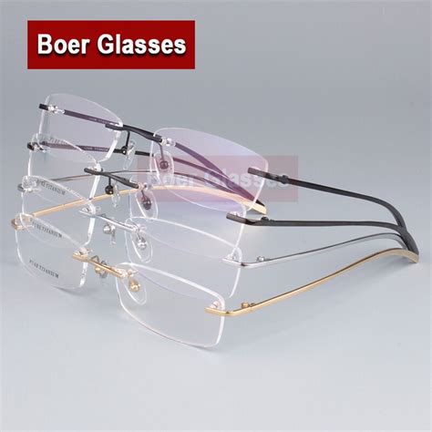 Hot Sell 100 Pure Titanium Men S Eyeglasses Frame Optical Glasses