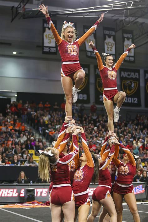 scenes   vhsl state cheer competition  vcu high schools roanokecom