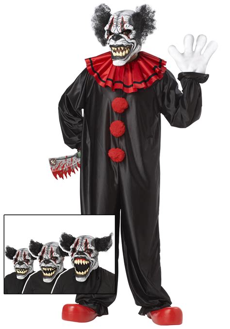 Killer Laughing Clown Costume Scary Clown Halloween Costumes