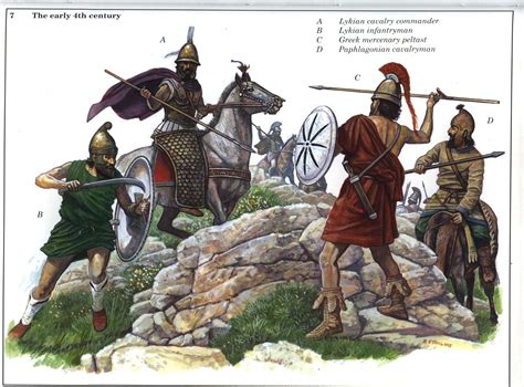 skirmish  greek persian forces   montvert achemenid army book persian