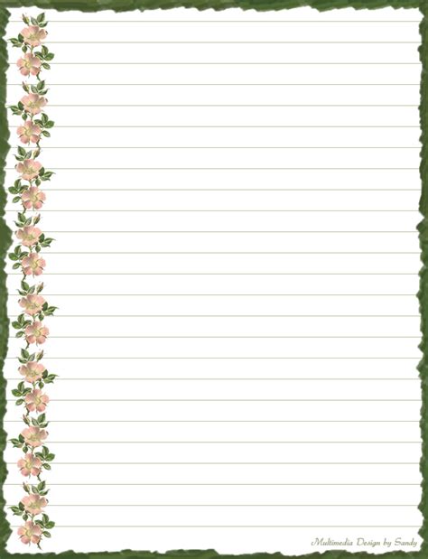 lined paper  borders