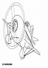 Planes Aviones sketch template