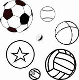 Coloring Balls Ball Colouring Pages Book Clip Clipart Netball Beach Print Large Courts Clker Search Use Again Bar Case Looking sketch template