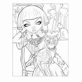 Becket Jasmine Griffith Book Colouring sketch template