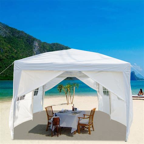 patio ez pop  party tent wedding gazebo canopy marquee  remove walls  ebay