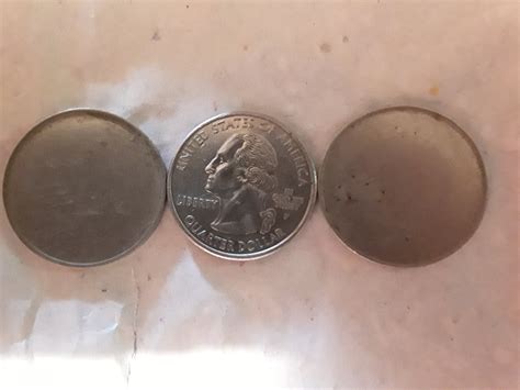 double sided blank quarter coin talk