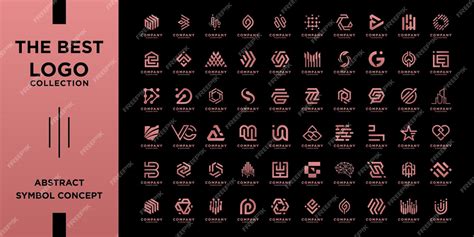 premium vector collection  monogram logo design