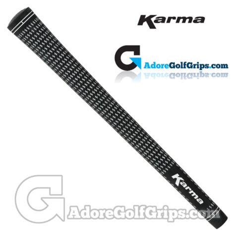 karma velour standard size ribbed golf grips black white    ebay