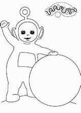 Po Teletubbies Pages Coloring Color Getcolorings sketch template