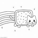 Coloring Pop Tart Pages Sky Cat Nyan Getcolorings Printable Color Getdrawings sketch template