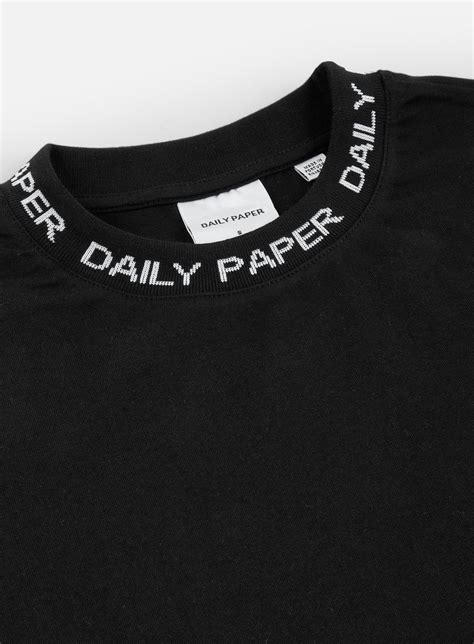 daily paper erib  shirt black spectrum  blkwht