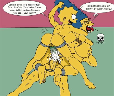 Rule 34 Anal Bart Simpson Bondage Bound Female Human Lisa Simpson