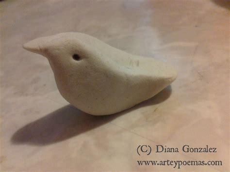 creative paperclay air dry modeling material     clay bird