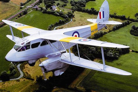 de havilland rapide flight  london  heathfield cambridgeshire