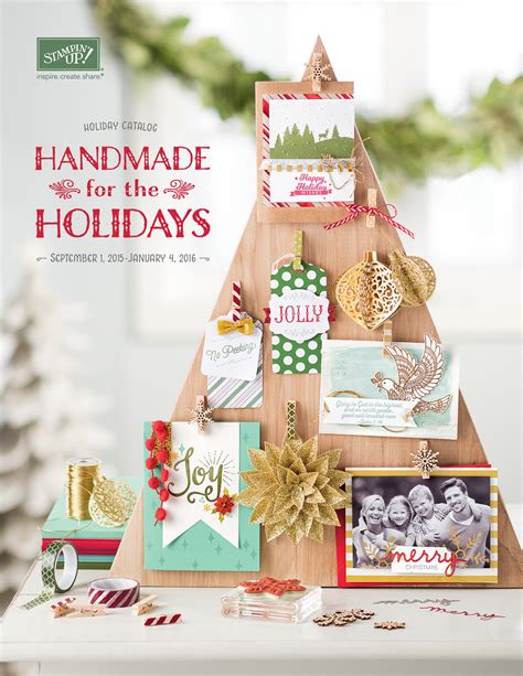 stampin   holiday mini catalog  behance