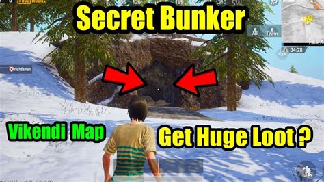 pubg mobile vikendi map secret bunker   huge loot