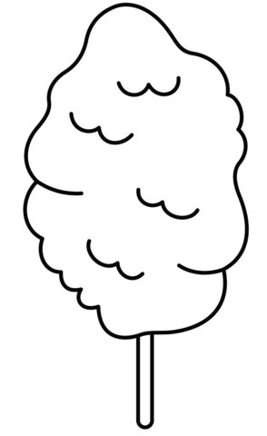 cotton candy coloring page  printable coloring pages