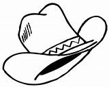 Coloring Cowboy Hat Wild Pages West Play Color Kids Clipartbest Clipart sketch template