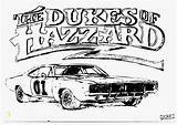 Dukes Hazzard sketch template