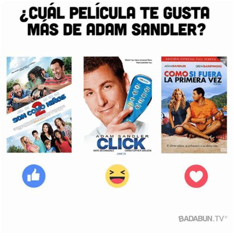 Cual Pelicula Te Gusta Mas De Adam Sandler Edicion